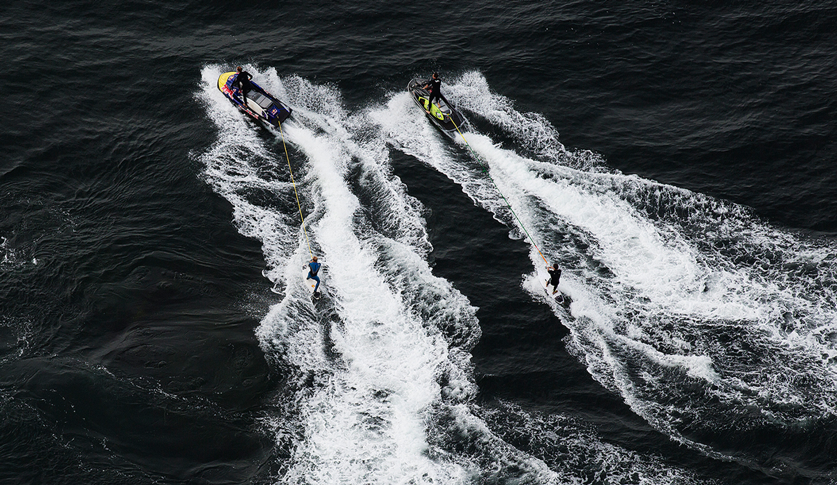 Although the boys get in and get there hands dirty paddling, its near impossible to clock the bigger sets with out a bit of assistance. Photo: <a href=\"https://www.facebook.com/pages/MattDunbarPhotography/285105918215175\">Matt Dunbar</a> and  <a href=\"http://www.ianbirdphotography.com/\">Ian Bird</a>