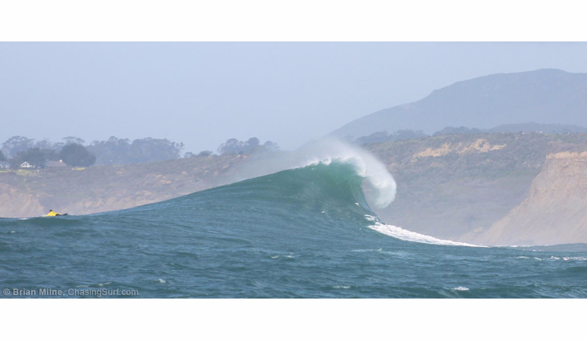 Empty at Mav\'s. Photo: <a href=\"http://www.chasingsurf.com/\">Brian Milne</a>