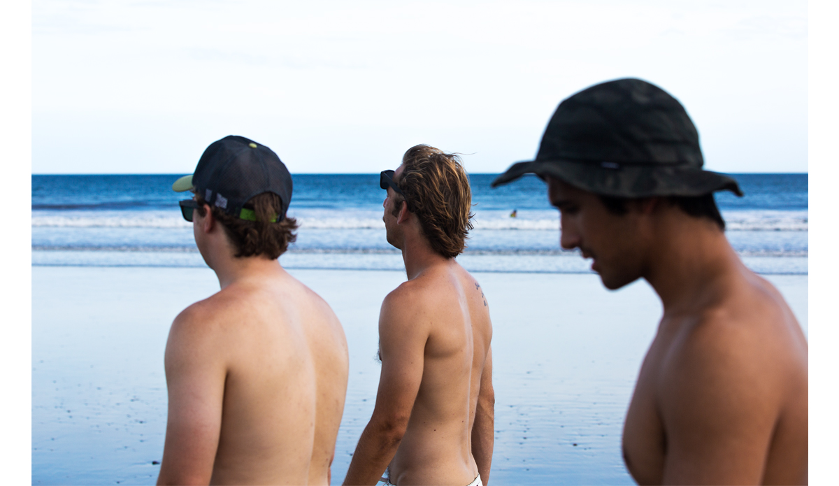 Johnny Keen, Fletcher Sams, and Connor Edmonds taking a few minutes to check out the new surroundings on day one.  Photo: <a href=\"http://www.maxxbuchanan.com/\">Maxx Buchanan</a>