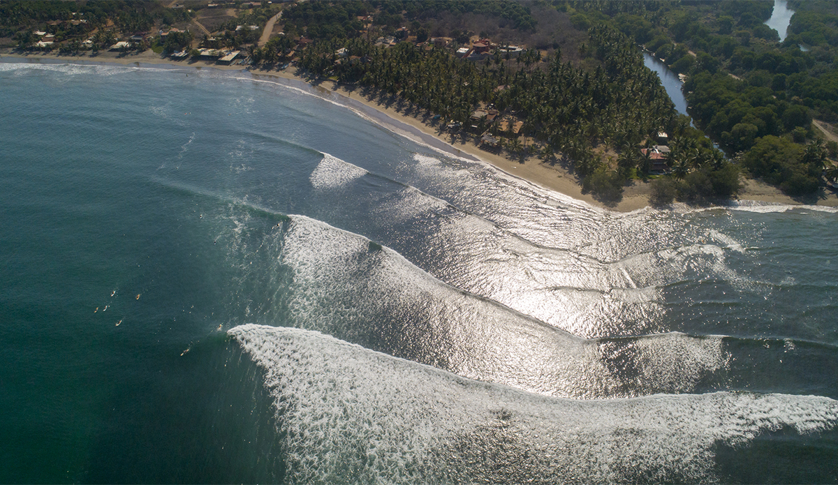 The break from above. Photo Keoki Saguibo 