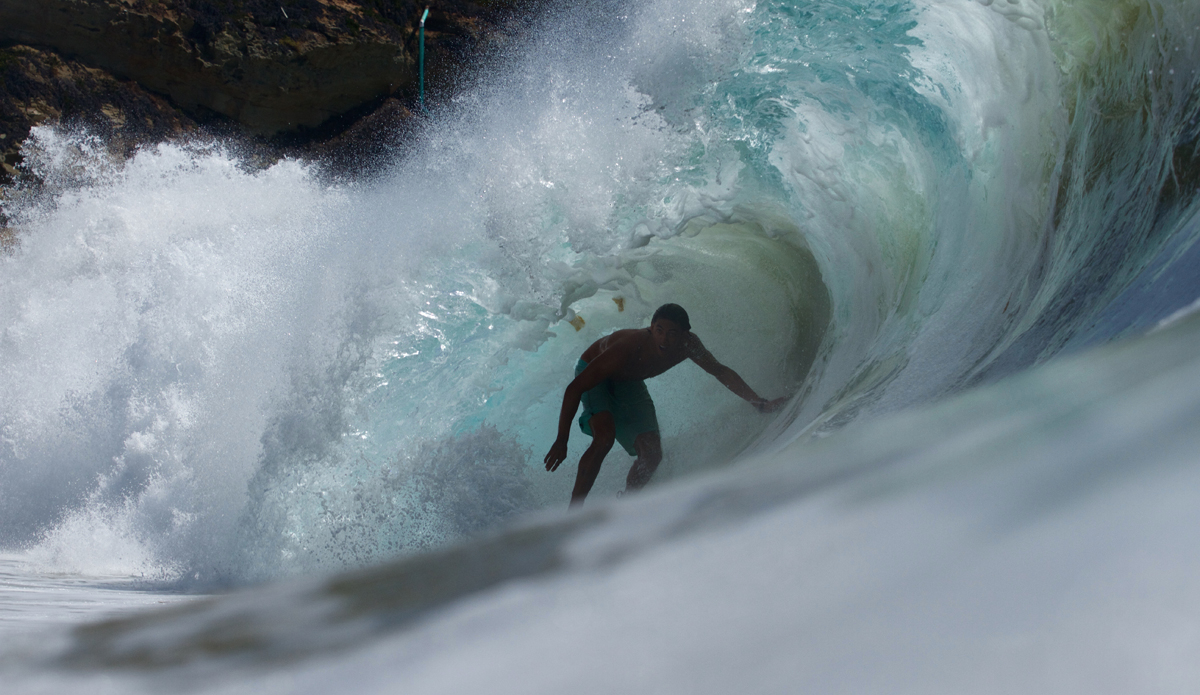 Nick \"Watty\" Watt seeks shelter in Laguna. Photo: Adam Bakkedahl