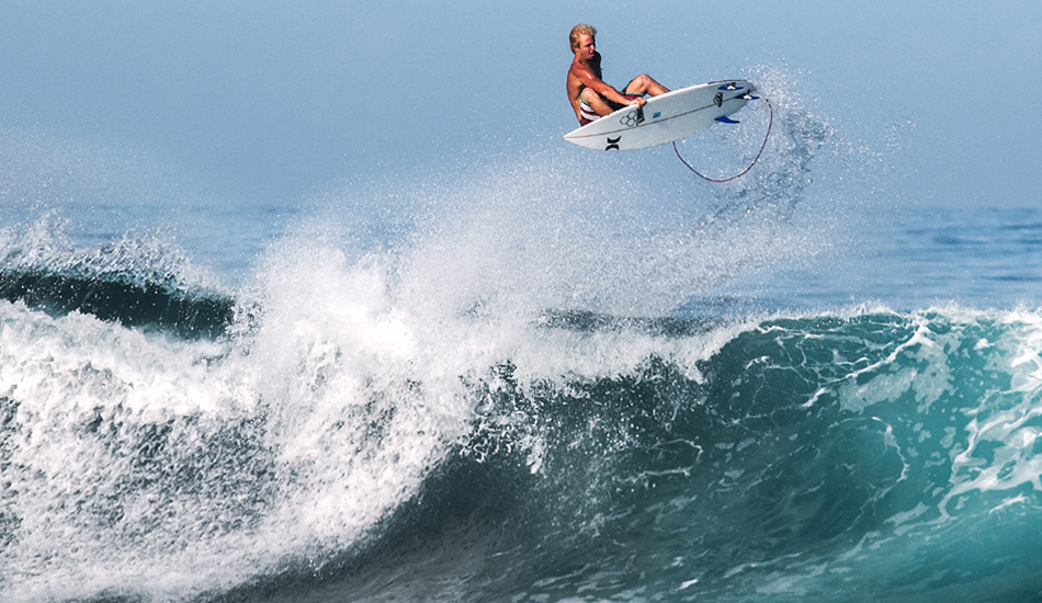 Nat Young at Rocky lefts. Photo: <a href=\"https://www.facebook.com/SCsurfshots\">Mike Healey</a>