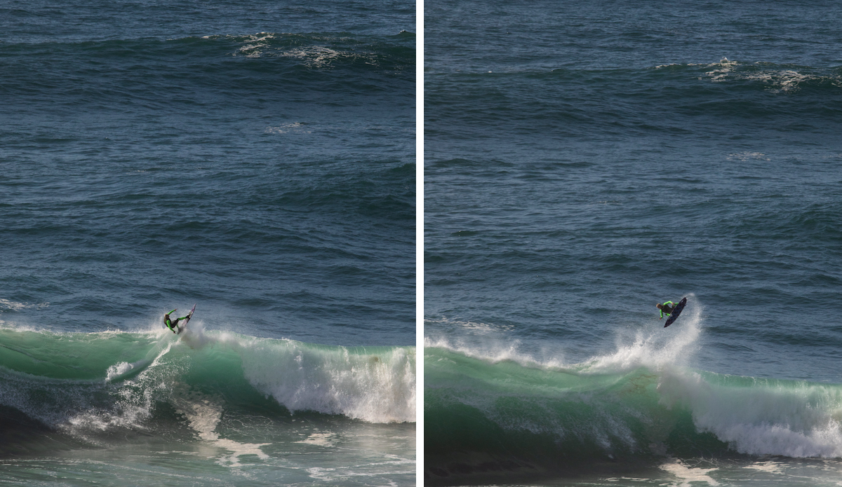 Mason Barnes certainly found a section or two. Photos: Max Tardio