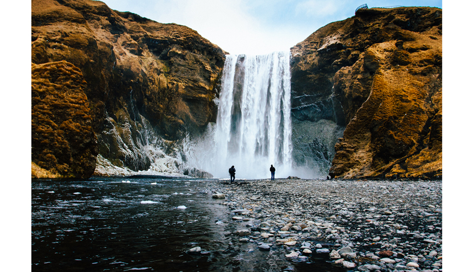 A journey into solitude. Skogafoss Falls, Iceland. Photo:<a href=\"http://www.colinnearman.com\">Colin Nearman</a>