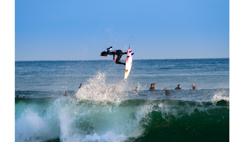 Evan Geiselman, Trestles. San Onofre, California.   Photo:<a href=\"http://www.colinnearman.com\">Colin Nearman</a>