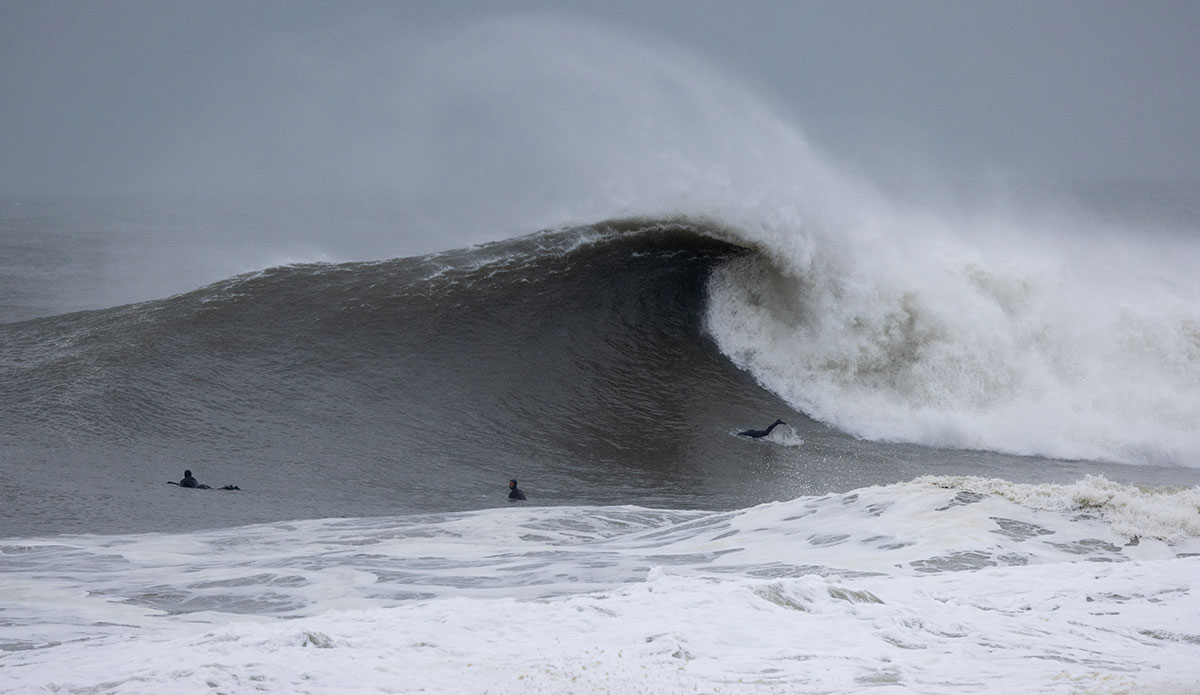 Tough to read these kinds of waves, but everyone who paddled out did their best. Photo: <a href=\"http://www.patnolanphoto.com\">Pat Nolan</a>