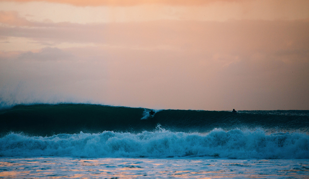 Sunset drop. Photo: <a href=\"http://www.jdsmit.co.nz\">Jono Smit</a>