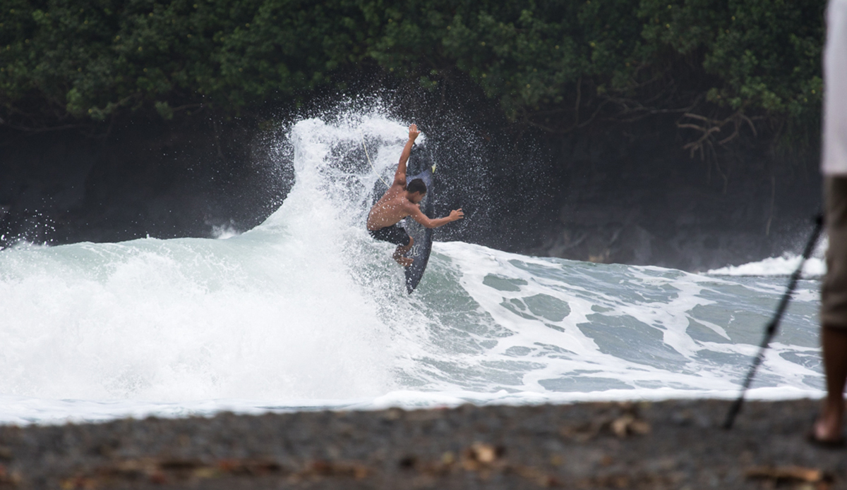 Barger blew the fins out many times. Here’s just one of them. Photo: <a href=\"http://www.nickricca.com\">Nick Ricca</a>