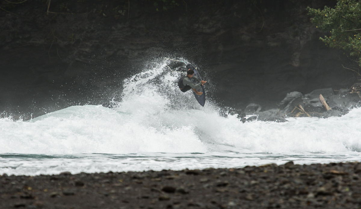 Kai Barger finishing off the closeout section with a bang. Photo: <a href=\"http://www.nickricca.com\">Nick Ricca</a>