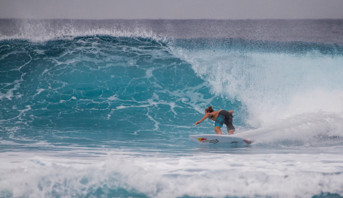 Ian Walsh demonstrating speed, power and flow, moments before detonating an explosive off the lip off this wave. Photo: <a href=\"http://www.nickricca.com\">Nicks Ricca</a>