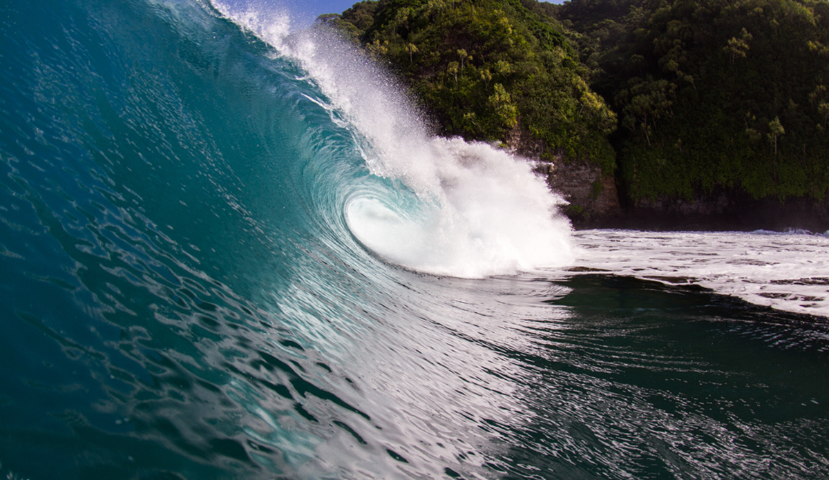 Deep country. This was another session to remember for sure. After this wave, a set blew up on my head and sent me all the way inside. My housing ripped out of hands and I’m glad it didn’t hit me in the face. Photo: <a href=\"http://www.nickricca.com\">Nicks Ricca</a>