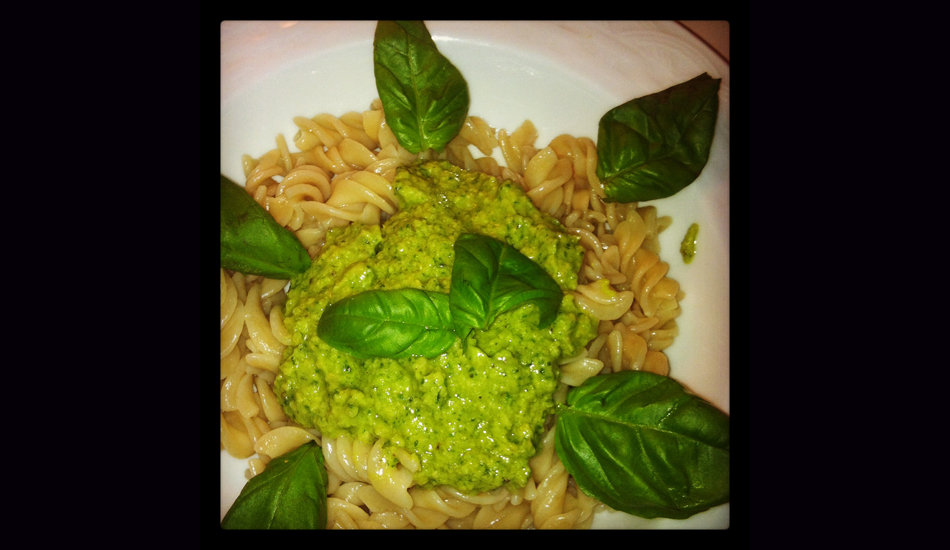 Throw a few basil leaves on top for an impressive presentation.