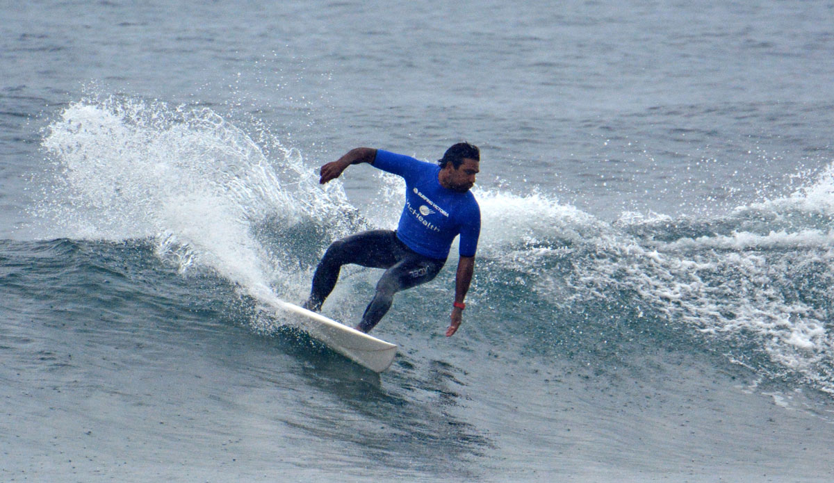 James Mercy put on a power surfing clinic. Photo: Liam Robertson / Nikon