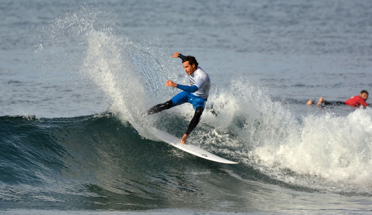 Simon Knox ended up in fourth place after a day of snaps like this. Photo: Liam Robertson / Nikon