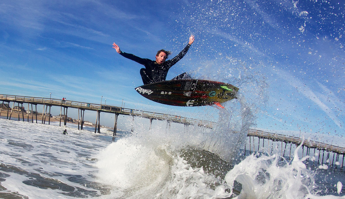 The waves were so clean this Thanksgiving weekend, Jeff Myers found plenty of ramps. Photo: Bob Hovey