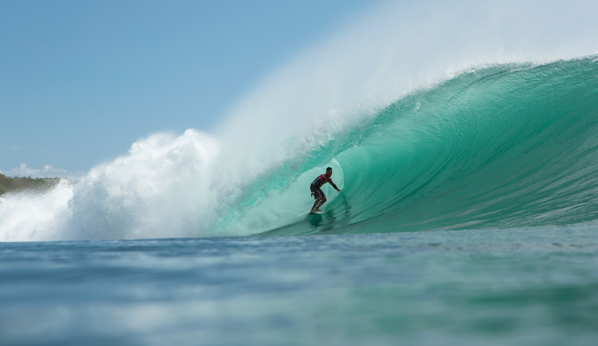 Garut Widiarta, picture perfect. Photo: Lawrence/WSL