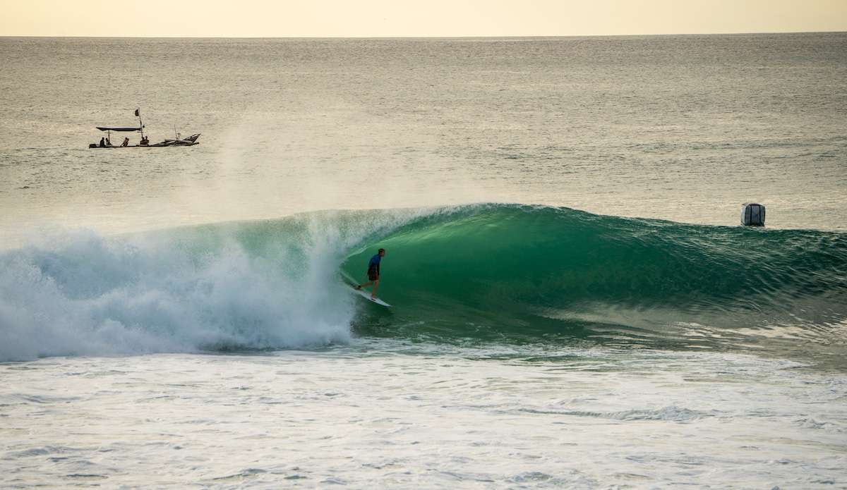 Kirk Wilcox on a screamer. Photo: Conner/WSL