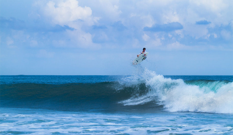 Trevor Thorton threw some massive airs. Photo: <a href=\"http://www.jungphoto.com/\" target=_blank>Justin Jung</a>