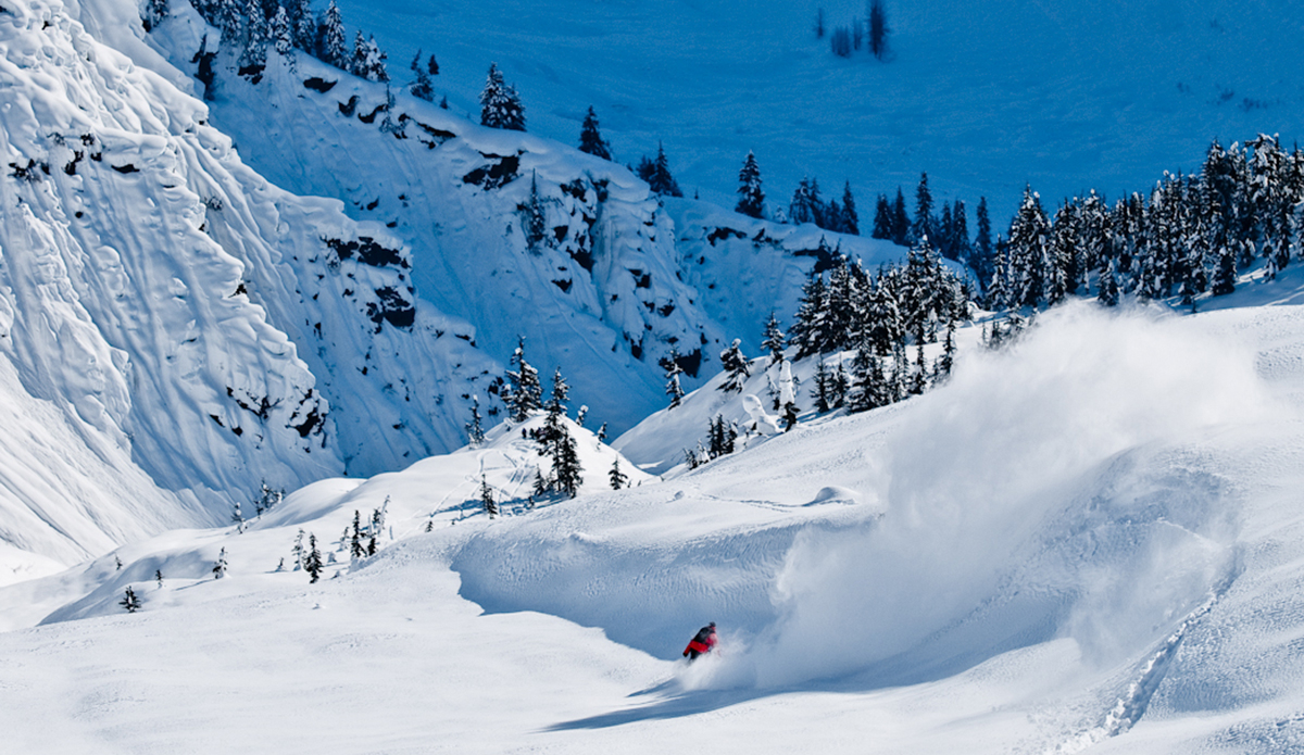 Mads Jonsson is a norwegian snowboarding legend. The snow was so light that it would stay in the air for so long after a good hack. Caught at Northern Escape Heli, Terrace, B.C. Photo: <a href=\"http://www.philtifo.com/\">Phil Tifo</a>