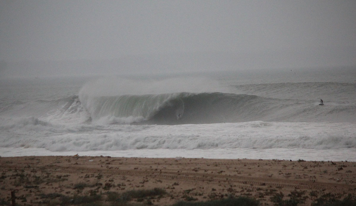 Sebastian rolling in the wave. Photo: <a href=\"https://www.facebook.com/jose.pinto.31521\">Jose Pinto</a>