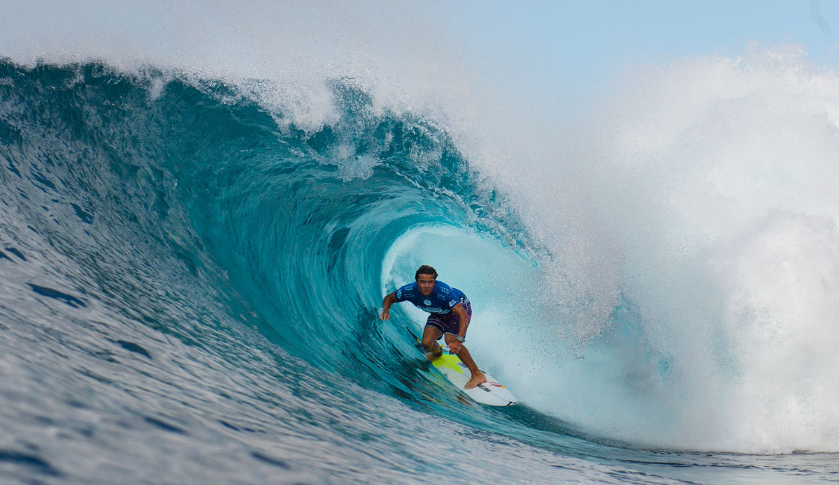 Julian Wilson of Sunshine Coast, Australia (pictured) winning the Billabong Pipe Masters by defeating newly crowned ASP World Champion Gabriel Medina (BRA) in the Final in Hawaii on Friday December 19, 2014. Photo: <a href=\"http://www.aspworldtour.com/\">ASP/</a> Masurel