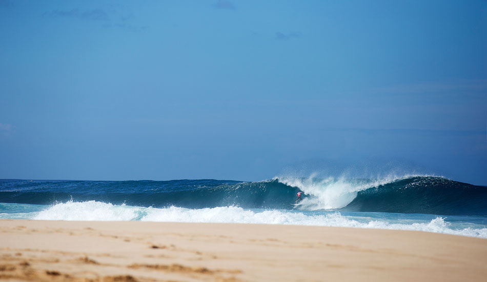 Dusty Payne on a perfect Backdoor runner. Photo: <a href=\"http://mattdunbar.com.au\">Matt Dunbar</a>