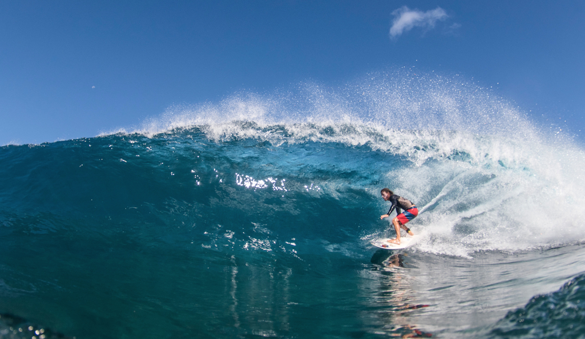 Morning commute through the backdoor. Gavin Beschen. Photo: Jake Marote