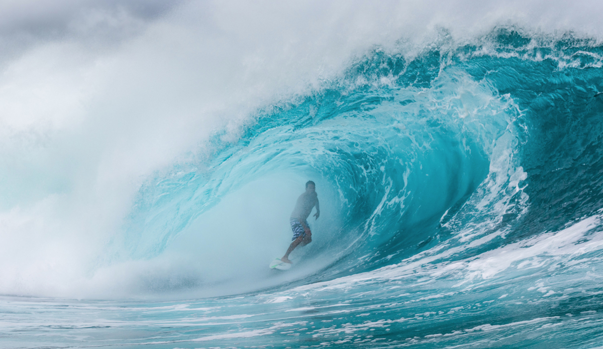 Jason Frederico about to be blown out of the belly of the beast. Photo: Jake Marote