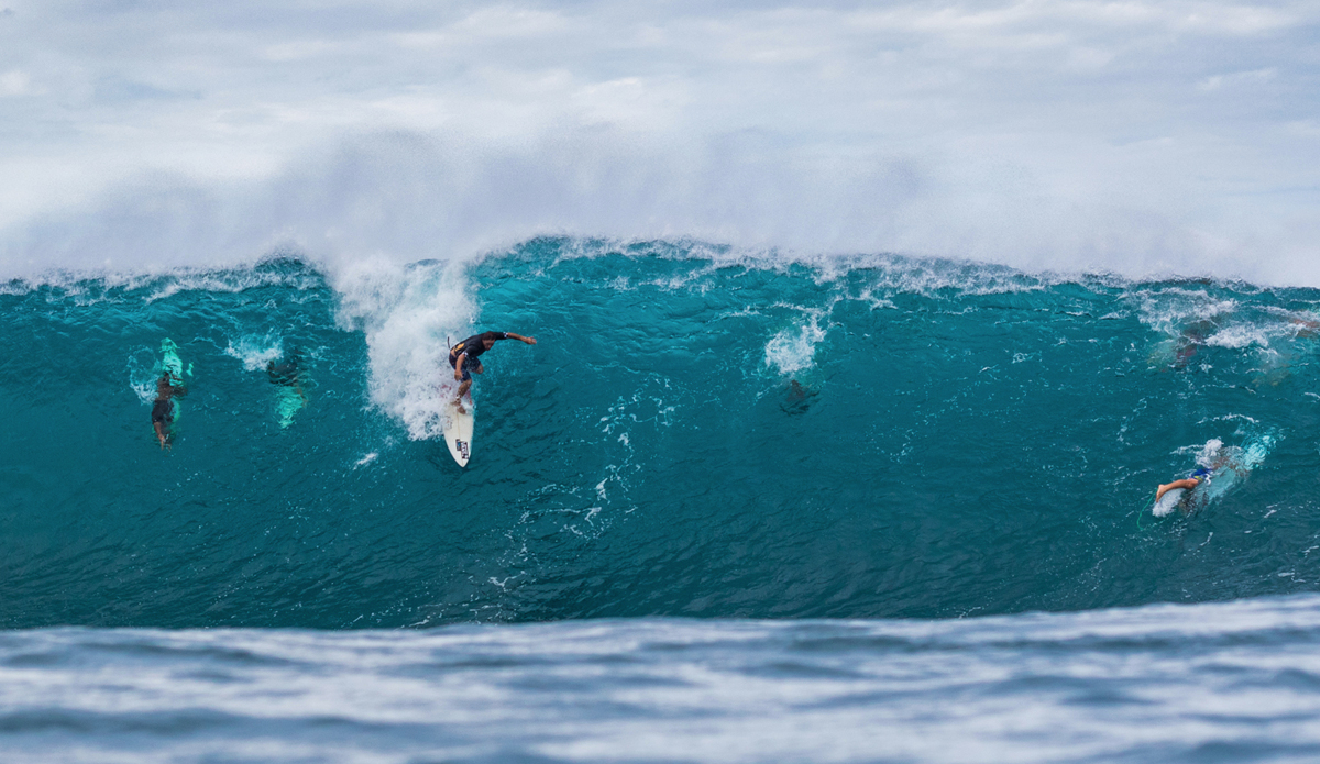 Better late than never. Kalani Chapman. Photo: Jake Marote