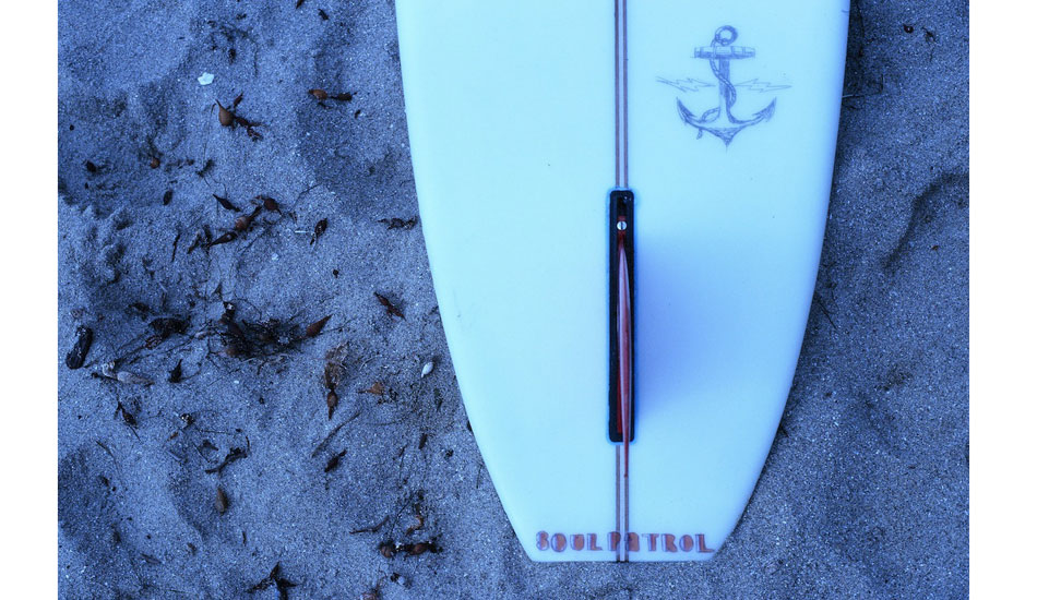 Cooper J. Nielsen\'s log that he made for himself, lying in the sand at our very favorite spot. Nikon fm2n, fuji 64t film. Photo: <a href=\"http://fotoburns.com\">Adam Burns</a>