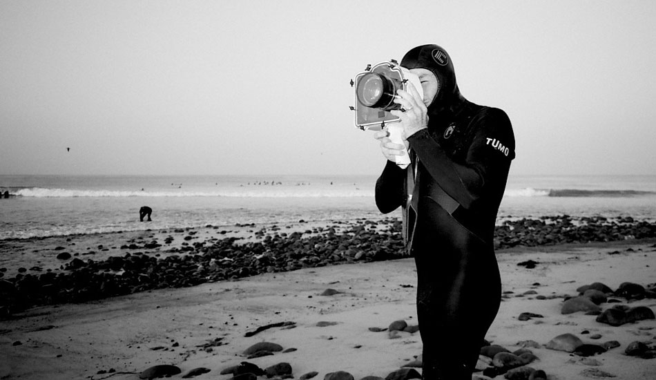 Lowers, 6:15 am. This is my friend Todd Glaser on his way to the office to do some work. Minolta TC-1, fuji acros 100 film. Photo: <a href=\"http://fotoburns.com\">Adam Burns</a>