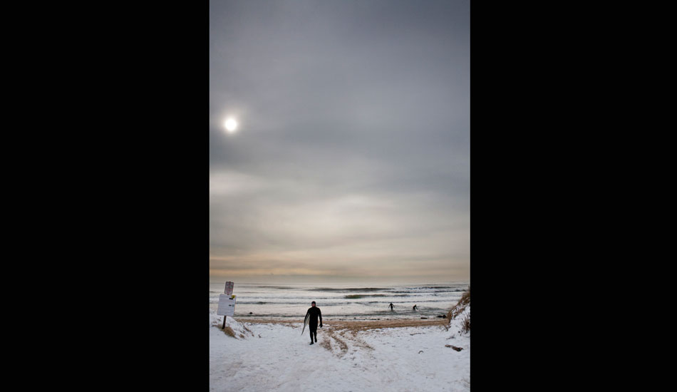 This captures the solitude and peace we get during the winter months out here. Summertime, there would be a hundred people in the water here. Photo: <a href=\"http://www.daltonportella.com/\" target=_blank>Dalton Portella</a>.