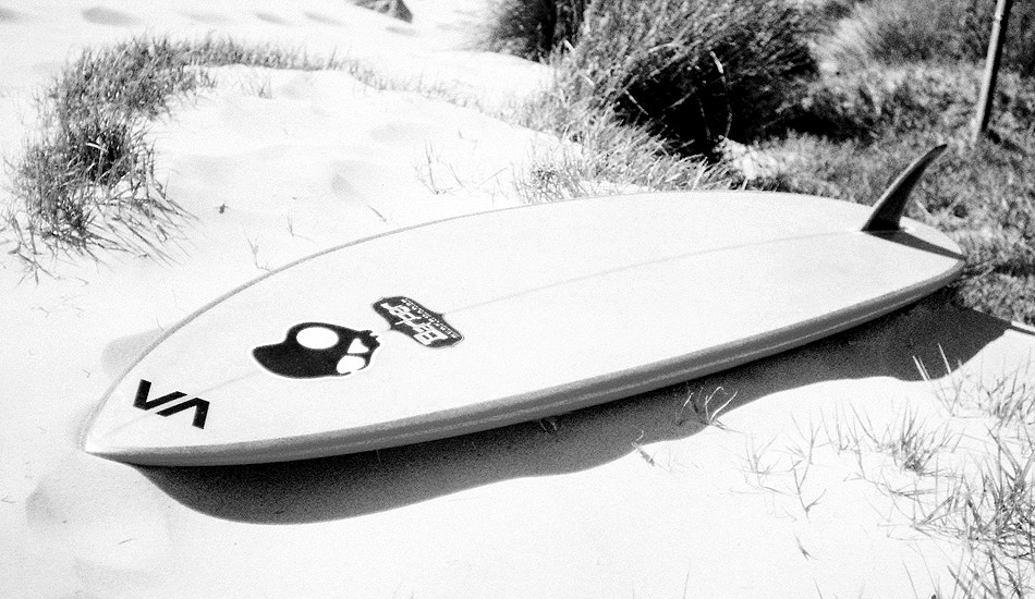 New school old school was a hit, like this Clive Barber single fin that was shaped recently with modern materials but made with true 70’s soul. © Jared Aufrichtig