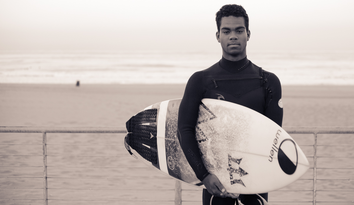 South Bay surfer Hunter Jones lending me his patience on a fun fall morning. Photo: <a href=\"http://www.maxxbuchanan.com/\">Maxx Buchanan</a>