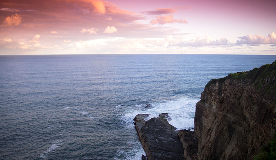 Crowdy Headland, overlooking the vast ocean.