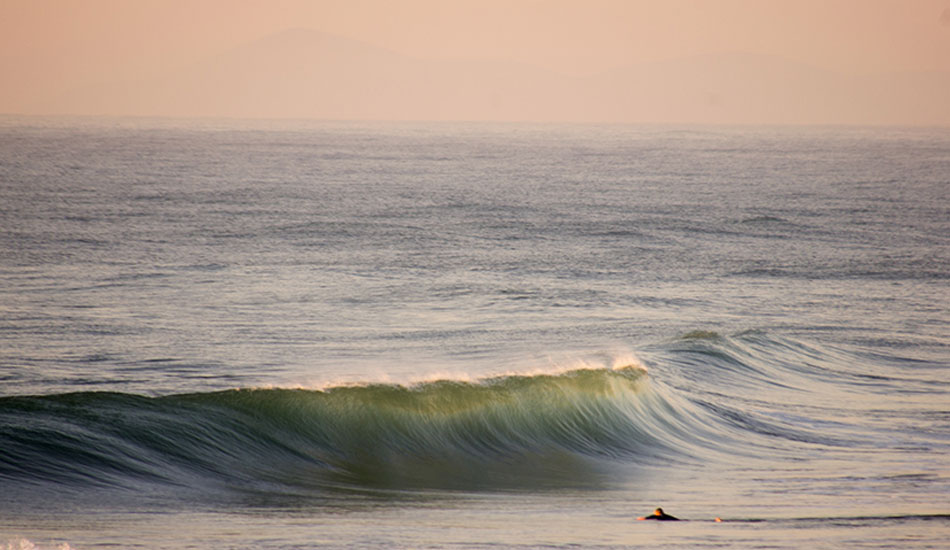 One morning, there was ridiculous swell up at one of the corners at home, with very few surfers. They seem to be at main beach, so I took this shot and then of course I followed. I ventured up there to find crap swell and terrible surfers. Biggest letdown.