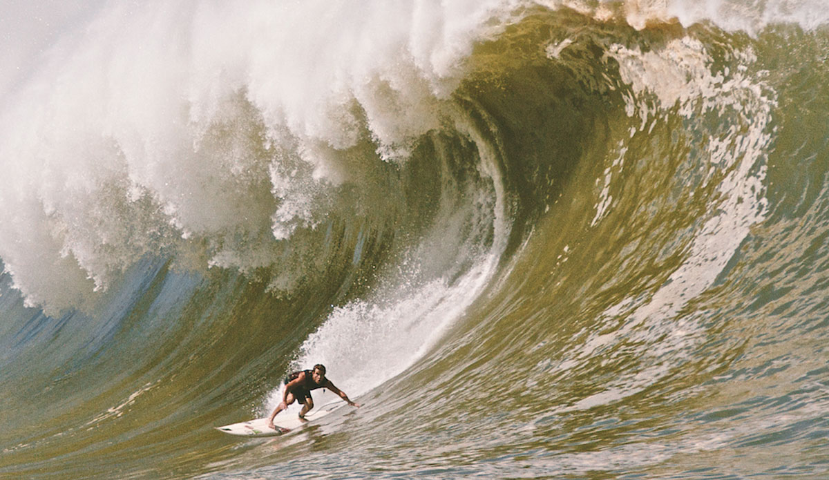 Mark Healey got his fair share of Puerto bombs. Photo: <a href=\"instagram.com/cacaneves\"> Camila Neves</a>