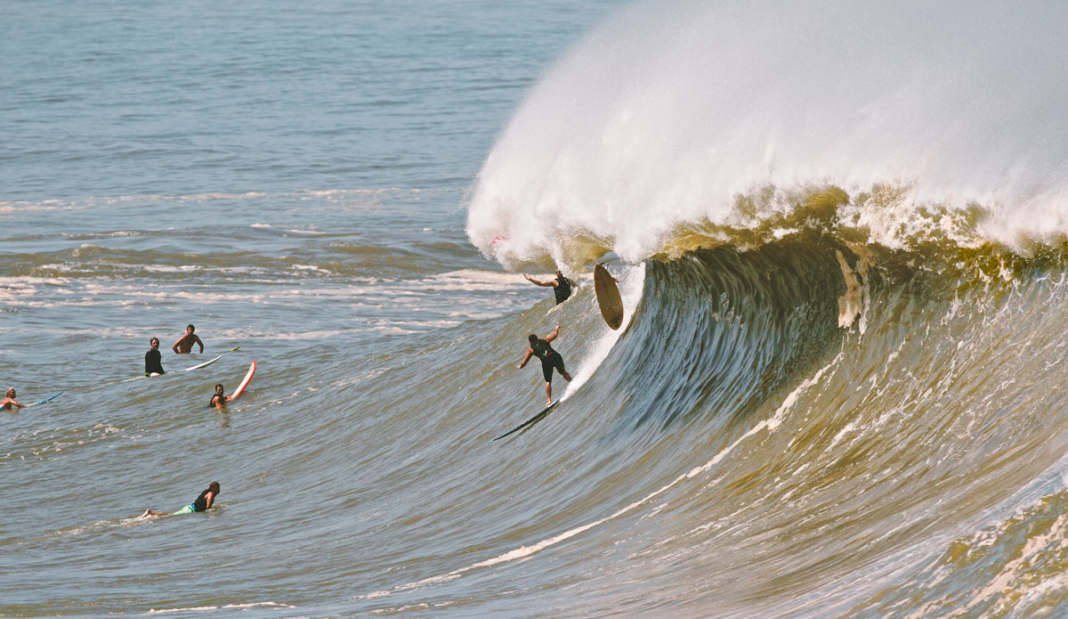 Ryan Hipwood weathering the storm. Photo: <a href=\"instagram.com/cacaneves\"> Camila Neves</a>