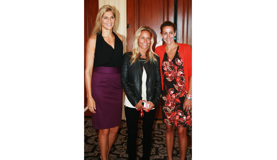 7.	Gabrielle Reece, Lisa Andersen and Summer Sanders gathered at the St. Regis on Monarch Beach in Dana Point. Photo: <a href=\"http://www.thesurfchannel.com\">Surf Channel</a> | Shannon Quirk