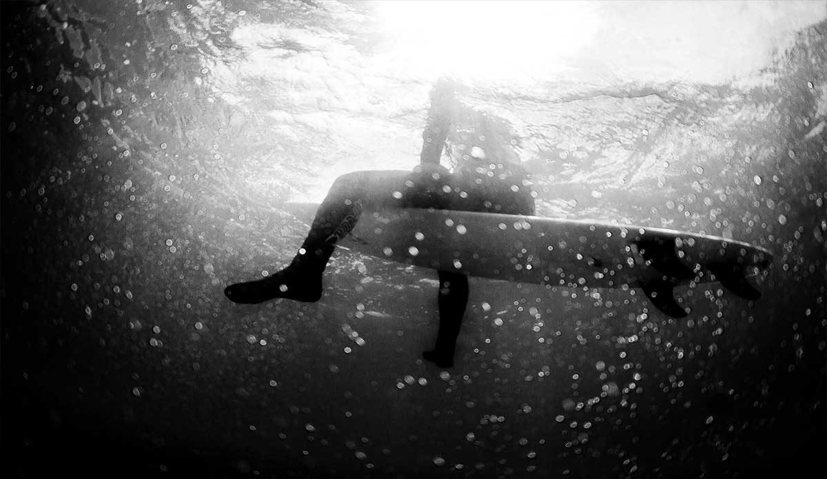 Cold water surfing from a shark\'s POV. Photo: <a href=\"http://instagram.com/nick_ventura_\"> Nick Ventura</a>