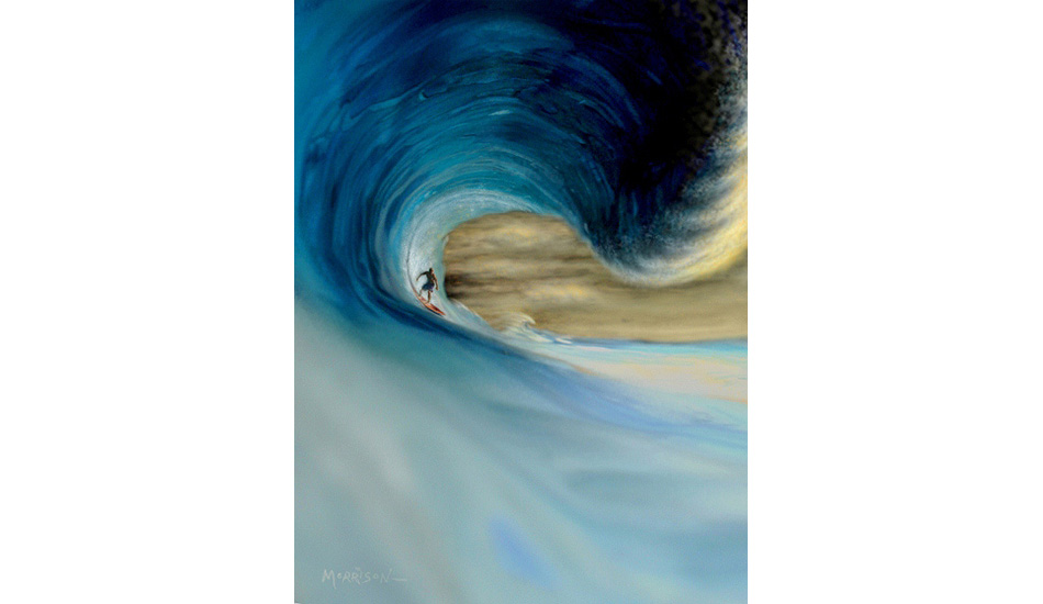 Blue lip. Photo: <a href=\"http://www.envirosurfartseries.com\" target=_blank>Richard Morrison</a>