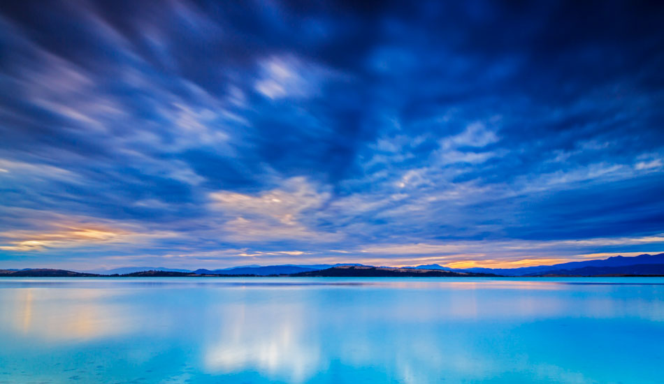 A peaceful evening at Mortimer Bay, Tasmania. Photo:<a href=\"http://www.rickileigheaves.com.au\"> Ricki Eaves<a/>