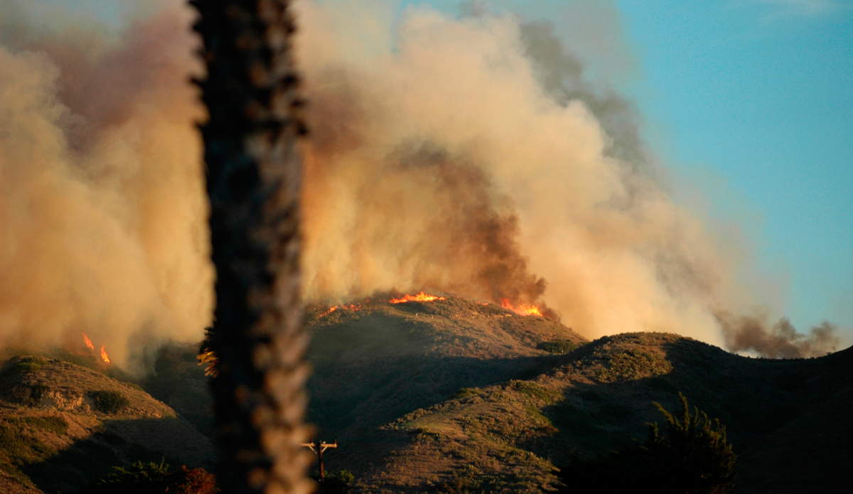 When the hills burn. Photo: <a href=\"http://www.rickyjlesser.com/\"> Ricky Lesser</a>