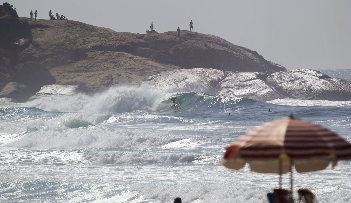 Arpoador, another rocky spot in the corner of Ipanema Beach. Photo: Luiz Blanco