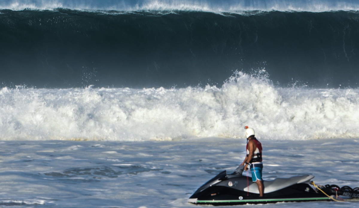 This swell snapped a blokes fibula in 3 places, Mexican hospital screws aplenty. Photo: <a href=\"https://instagram.com/matty_hannon/\">Matty Hannon</a>