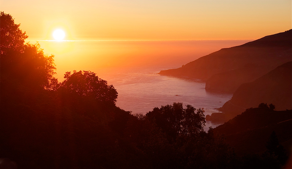 We made it somewhere very very high above the Central California coast. Photo: Robb Wilson