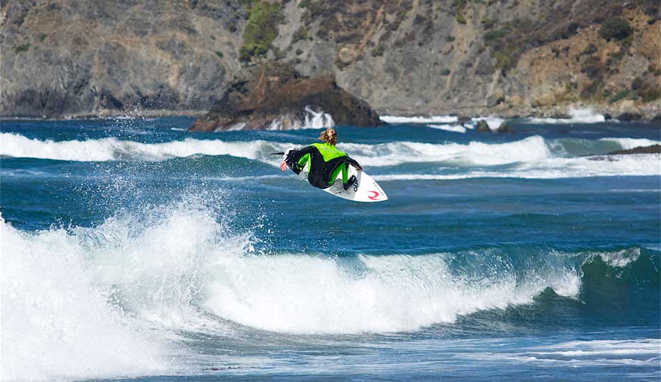 Noah Wegrich reads books, travels, has a cool tent and surfs pretty damn good too. Photo: Robb Wilson