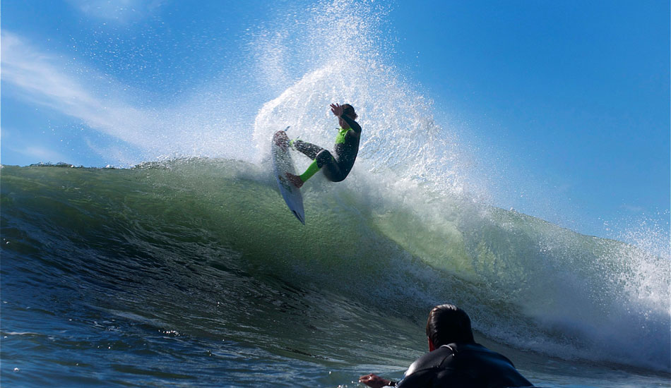 Griffin Colapinto doing what he does. Photo: Robb Wilson