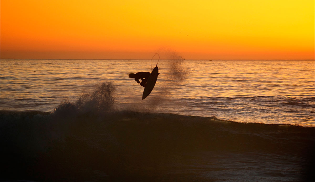 Nat Young rips at home too! Photo: Robb Wilson