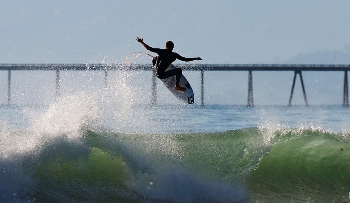 Look mom, no hands. Photo: Robb Wilson